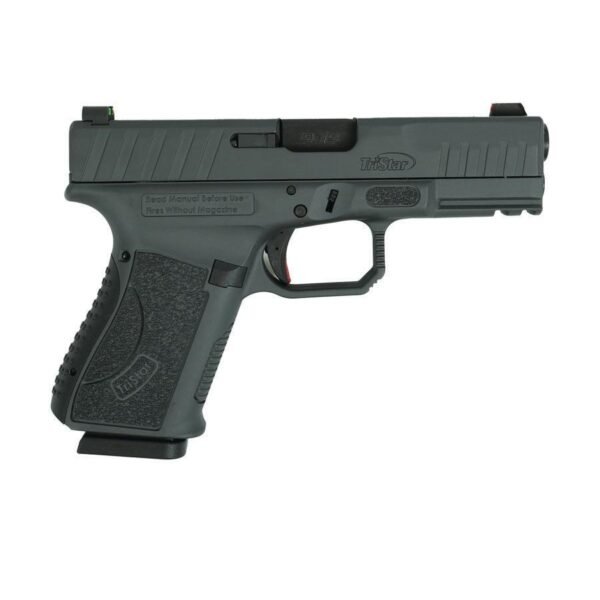 Tristar APOC Handgun 9mm Luger 15rd Magazine(2) 4" Barrel Fiber Optic Sights Black Sniper Gray