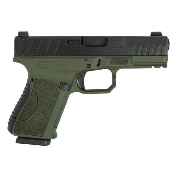 Tristar APOC Handgun 9mm Luger 15rd Magazine 4" Barrel Fiber Optic Sights OD Green/Black