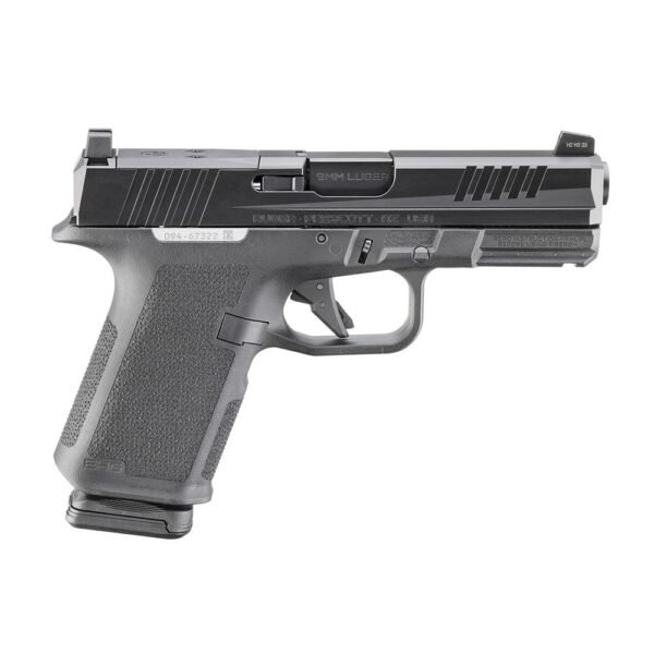 Ruger RXM Handgun 9mm Luger 15rd Magazines(2) 4" Barrel Black Poly Frame Front Night Sight