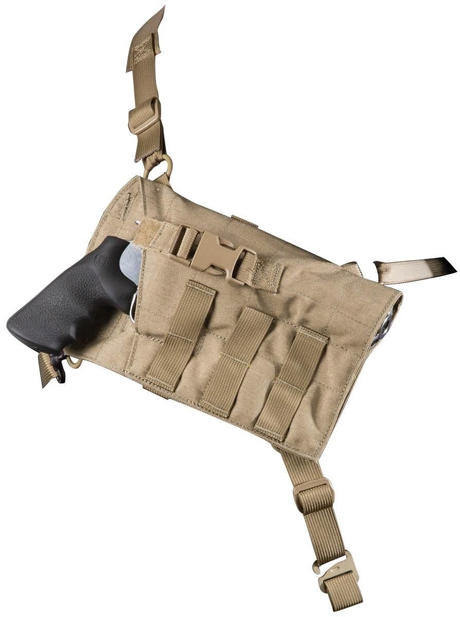 https3A2F2Fmedia.chattanoogashooting.com2Fimages2Fproduct2FVJVTACBIGRCT2FVJVTACBIGRCT.jpg Viking Tactics Big Rig Chest Holster for Revolvers Coyote Tan