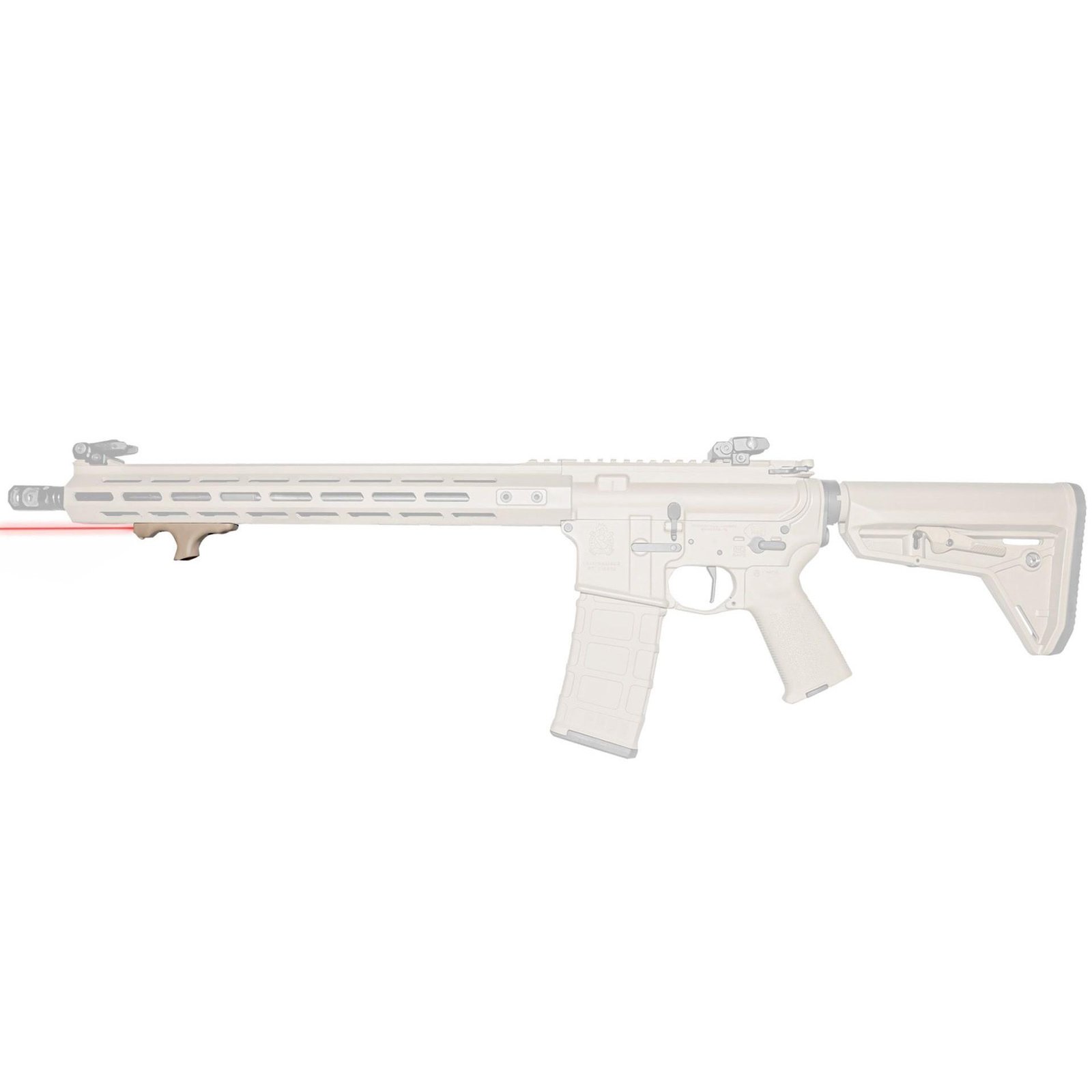 https3A2F2Fmedia.chattanoogashooting.com2Fimages2Fproduct2FVL91200382FVL9120038.jpg Viridian HS1 FDE Handstop with Red Laser M-Lok Mounting