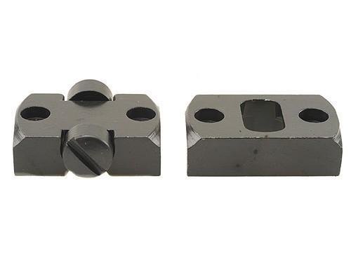 Weaver 2-Piece Grand Slam Steel Dovetail Scope Base - CVA Round Receiver Black