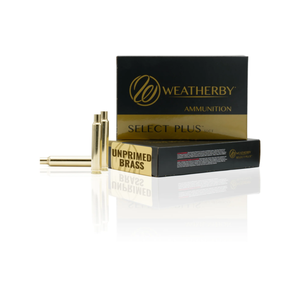 Weatherby Unprimed Brass Rifle Cartridge Cases 6.5 PRC 50/ct