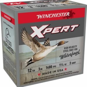 Winchester Xpert High-Velocity Steel Shotshells 12 ga 3" 1-1/4 oz 1400 fps #3 25/ct