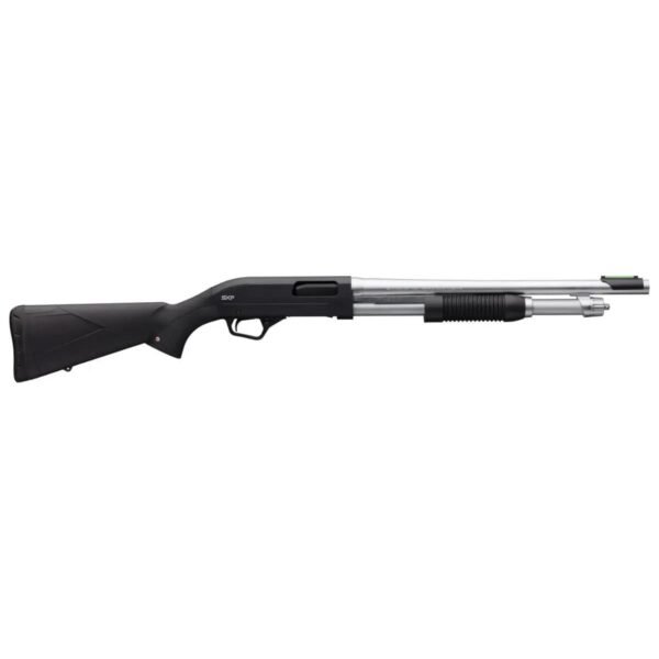 Winchester SXP Marine Defender Shotgun 12ga 3" Chamber 5rd Capacity 18" Matte Chrome Barrel Black Synthetic Stock
