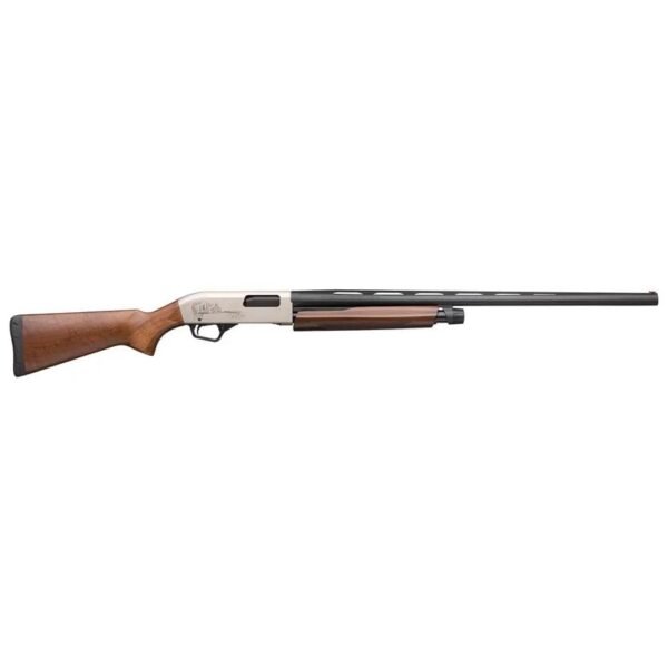 Winchester SXP Upland Pump Action Shotgun 12ga 3" Chamber 4rd Capacity 26" Barrel Silver Eager Receiver Wood Stock