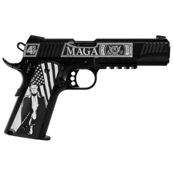 Walther Hammerli Arms Forge H1 "Trump Fight" Handgun .22 LR 12rd Magazines(2) 5" Barrel  Black Frame