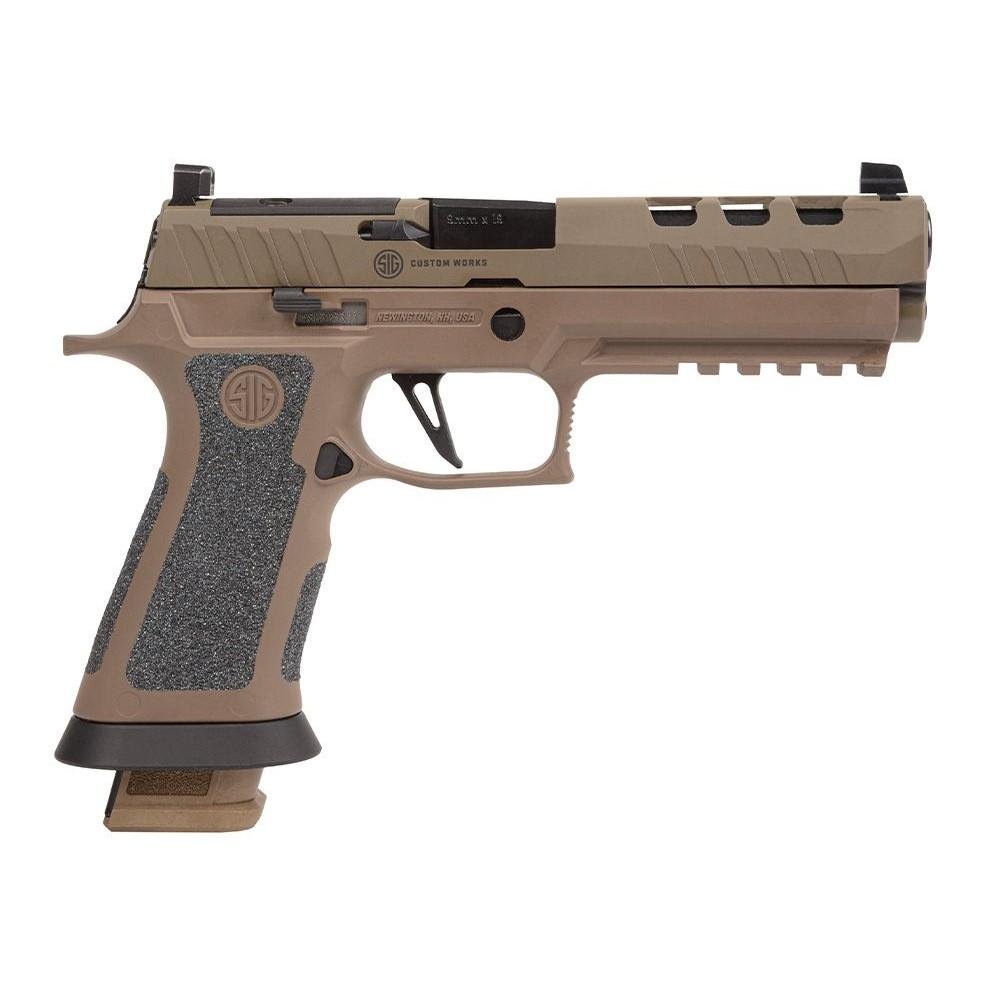 https3A2F2Fmedia.chattanoogashooting.com2Fimages2Fproduct2FXI6650512FXI665051.jpg Sig Sauer P320 XFive DH3 Handgun 9mm 21rd Magazines (3) 5" Barrel Coyote Tan