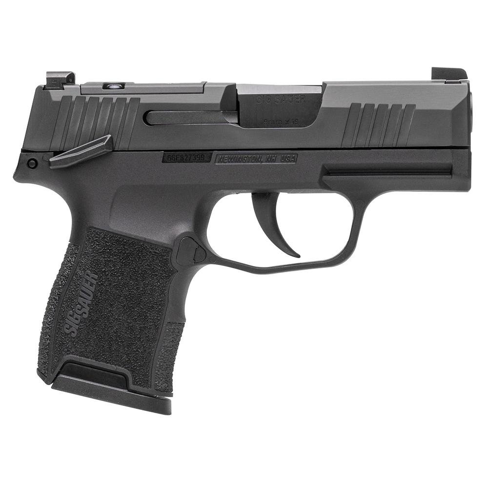 https3A2F2Fmedia.chattanoogashooting.com2Fimages2Fproduct2FXI6841372FXI684137-1.jpg Sig Sauer P365 Handgun 9mm Luger 10rd Magazines (2) 3.1" Barrel Black Optic Ready MA Compliant