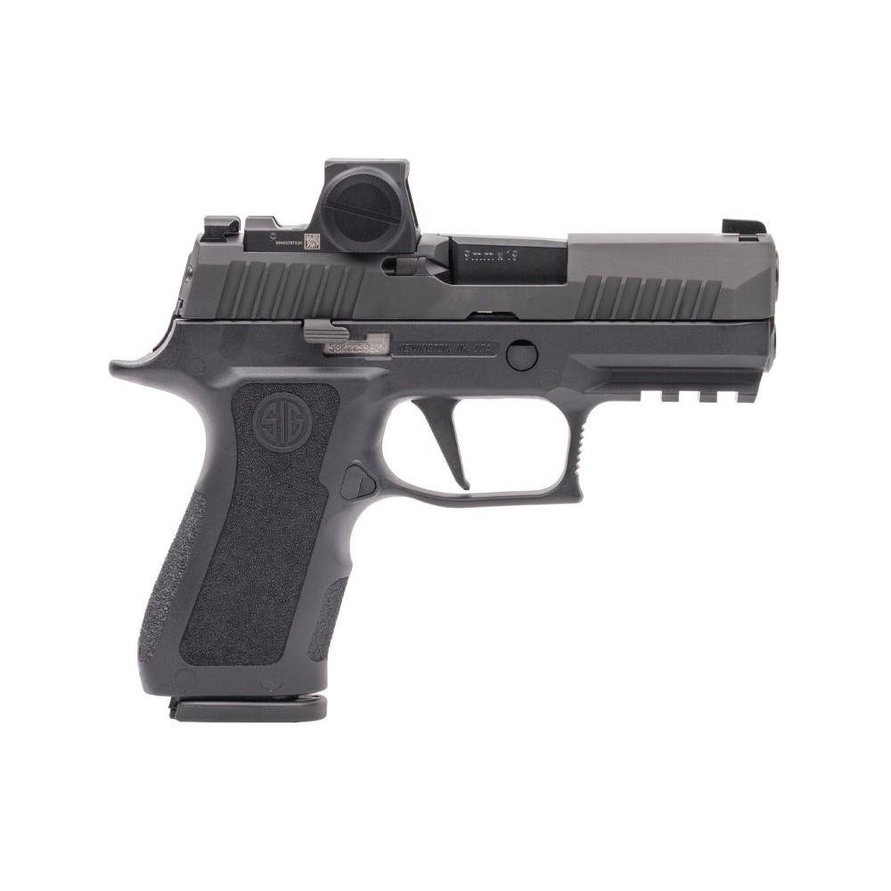 https3A2F2Fmedia.chattanoogashooting.com2Fimages2Fproduct2FXI6917222FXI691722-1.jpg Sig Sauer P320 XCompact Handgun 9mm Luger 15rd Magazines (2) 3.6" Barrel Black with Romeo X Pro