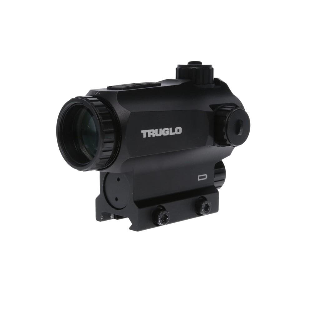 https3A2F2Fmedia.chattanoogashooting.com2Fimages2Fproduct2FXRTG8425BN2FXRTG8425BN-1.jpg Truglo Prism Red Dot Sight 25mm 6 MOA Illuminated Black