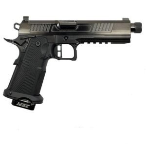 Alpha Foxtrot AF1911 Romulus Handgun 9mm Luger 17 & 20rd Magazines 5" Threaded Barrel Polished DLC Black RMSc Cut