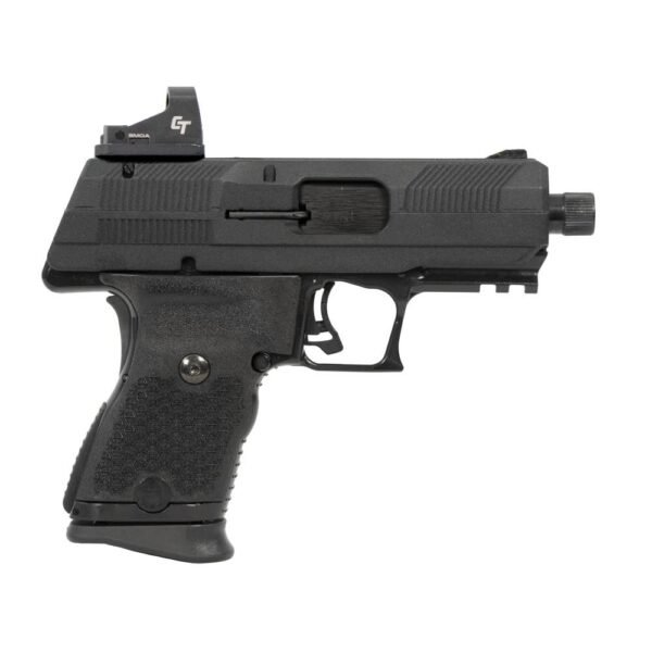 Hi Point Yeet Cannon Handgun 9mm Luger 10rd Magazine 4.12" Threaded Barrel Black with Crimson Trace Red Dot Sight