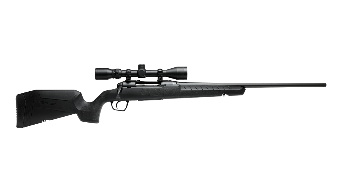 image-full-6766-9f476ca1fb30163974561b55e7f240d5.png SAVAGE GEN2 AXIS XP 400 LEGEND RIFLE BLK SYNTHETIC W/SCOPE