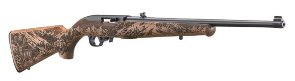 RUGER 10/22 MULE DEER 22LR BL/WD   #