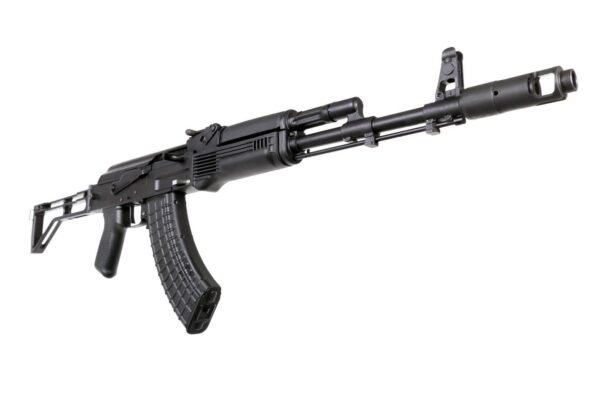 0013981 arsenal sam7sf 762x39mm semi auto ak 47 rifle with aluminum side folding buttstock black furniture
