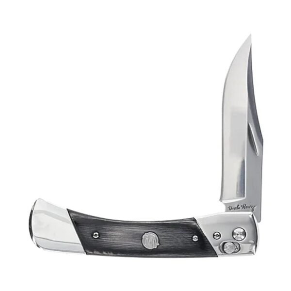 Uncle Henry PLB7 Bear Paw Folding Knife 3-4/5" Clip Point Blade Black