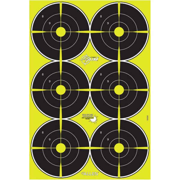 EzAim Splash Bullseye Targets 6 in. 8 pk.