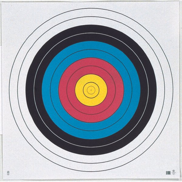 Maple Leaf Target Face FITA 10-Ring 80 cm. 25 pk.
