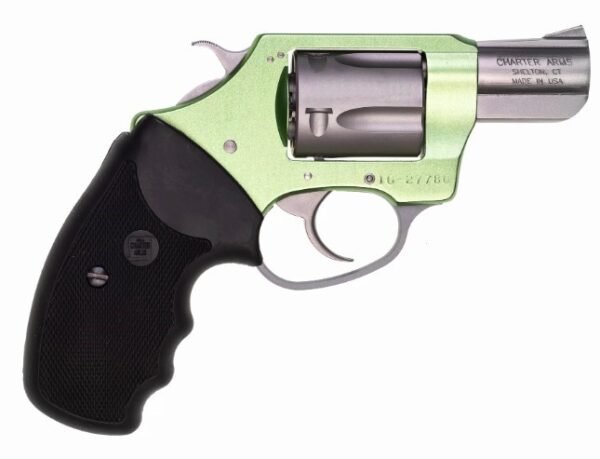 CHARTER ARMS SHAMROCK .38 SPL. ALUMINUM 5 SHOT 2IN FIXED STANDARD GREEN STAINLESS STEEL 53845