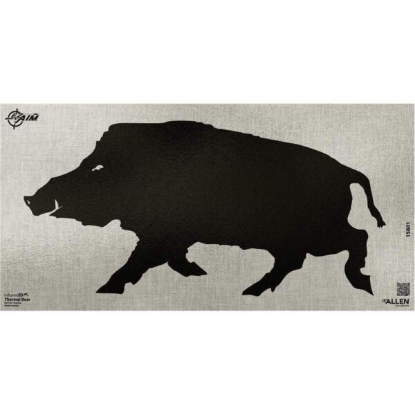 Allen EZ Aim Thermal ID Boar Paper Target 24"x12" Grey
