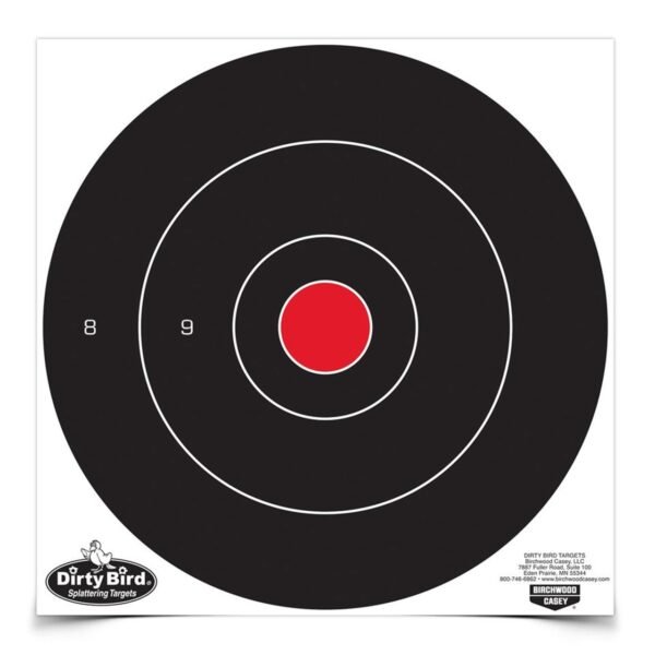 Birchwood Casey Dirty Bird 12" Bull's-Eye Target 100/ct