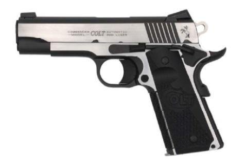 Colt Combat Elite Commander Handgun .45 Auto 8rd Magazine 4.25" Barrel Two-Tone Finish