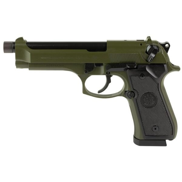 Beretta 92FS Handgun 9mm Luger 18rd Magazines (2) 5.1" Threaded Barrel OD Green