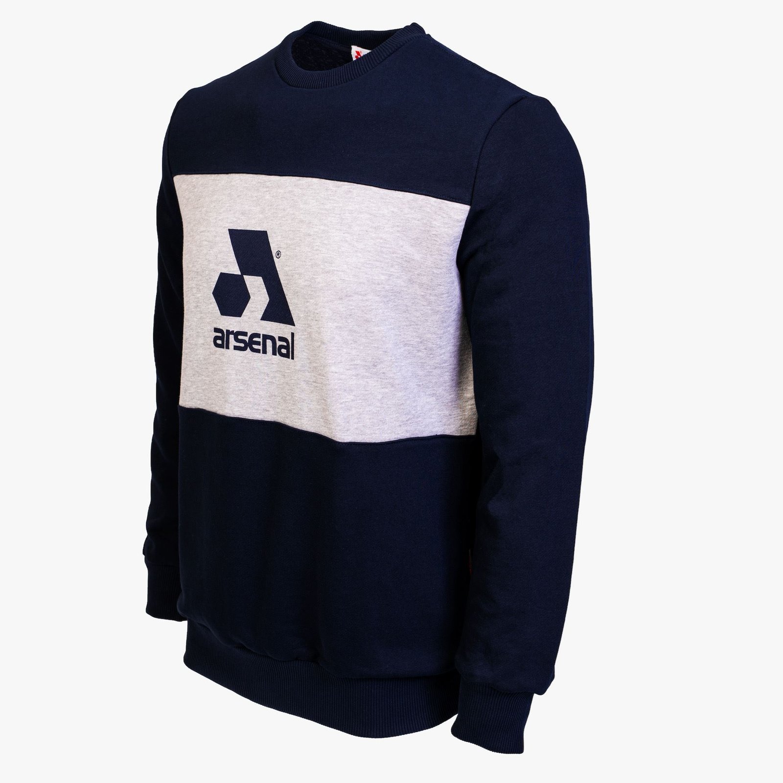Arsenal XX-Large Blue / Grey Cotton-Poly Standard Fit Logo Pullover Sweater - Image 2