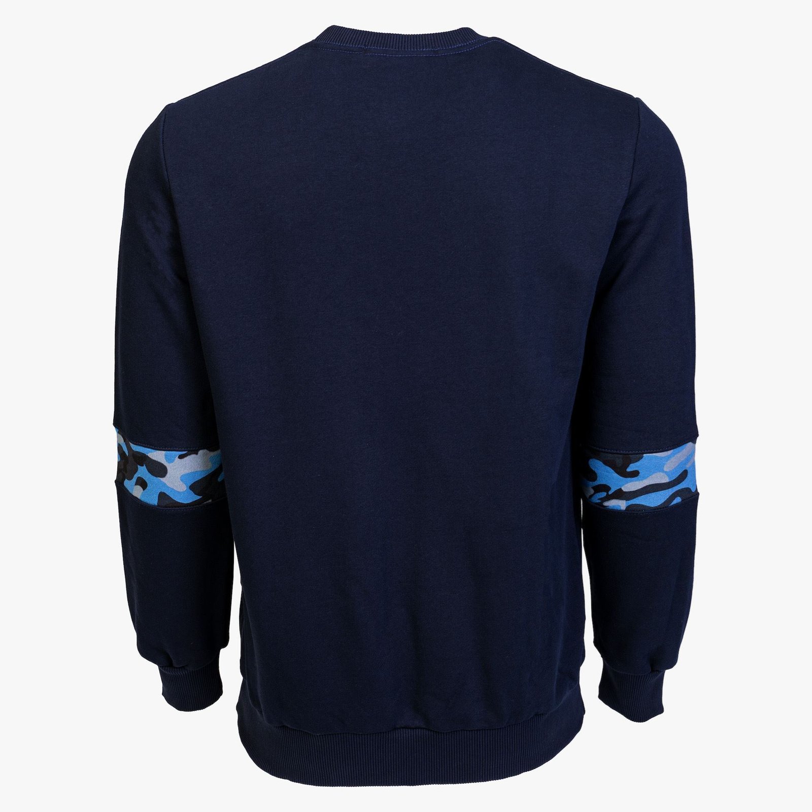 Arsenal Medium Blue Cotton-Poly Standard Fit Flex Pullover Sweater - Image 3
