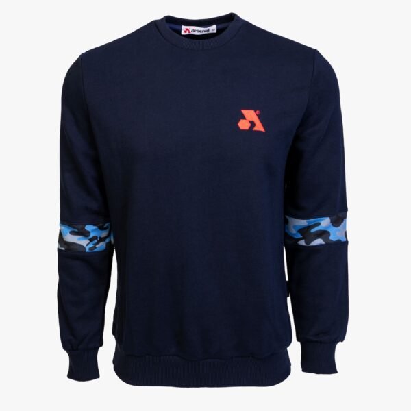Arsenal XX-Large Blue Cotton-Poly Standard Fit Flex Pullover Sweater