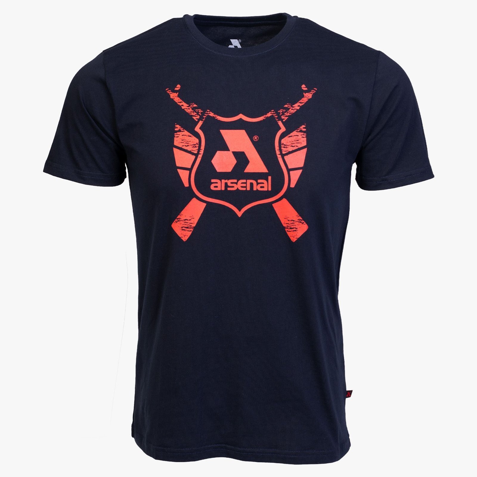 Arsenal Medium Blue Cotton Relaxed Fit Classic T-Shirt