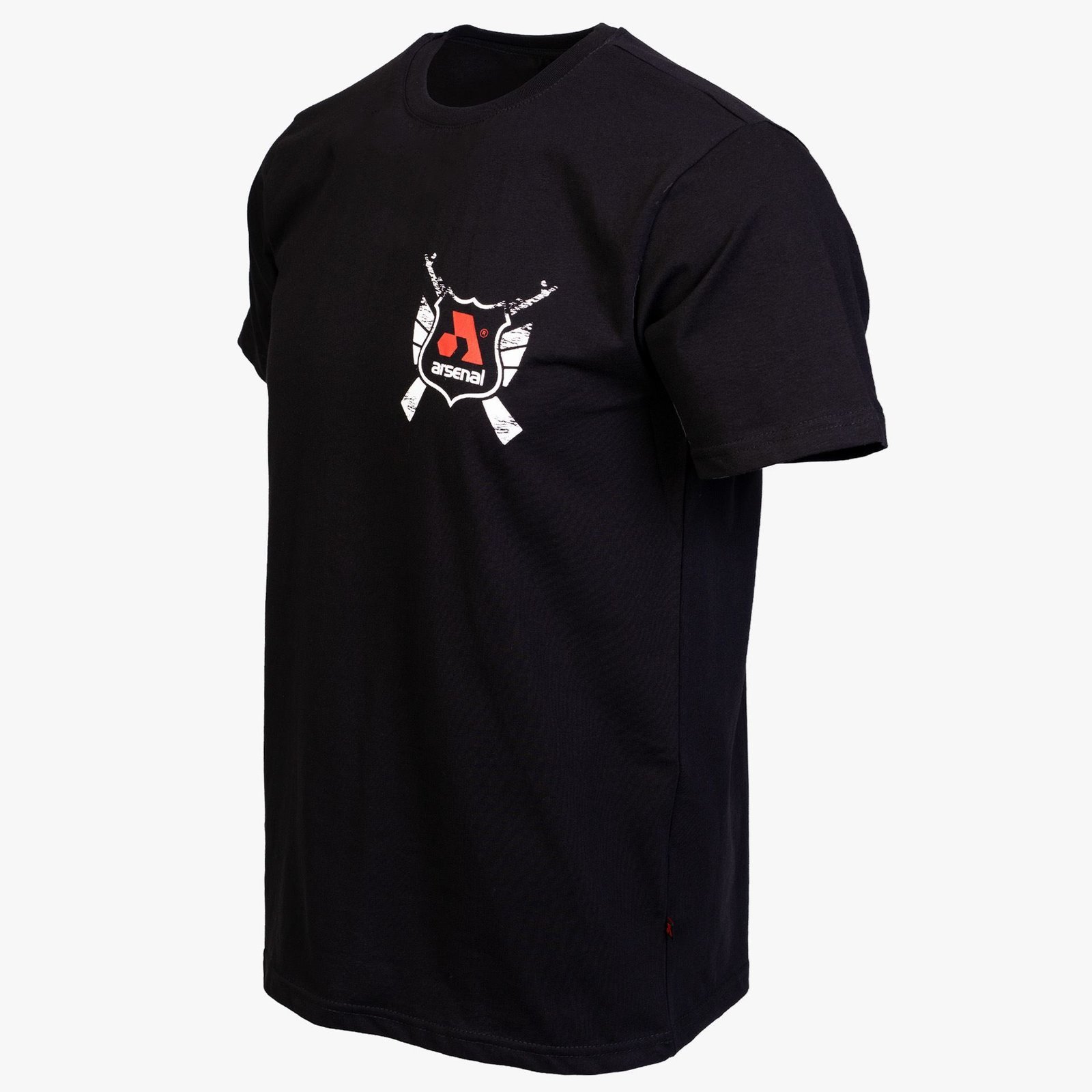 Arsenal Medium Black Cotton Relaxed Fit Classic T-Shirt - Image 2