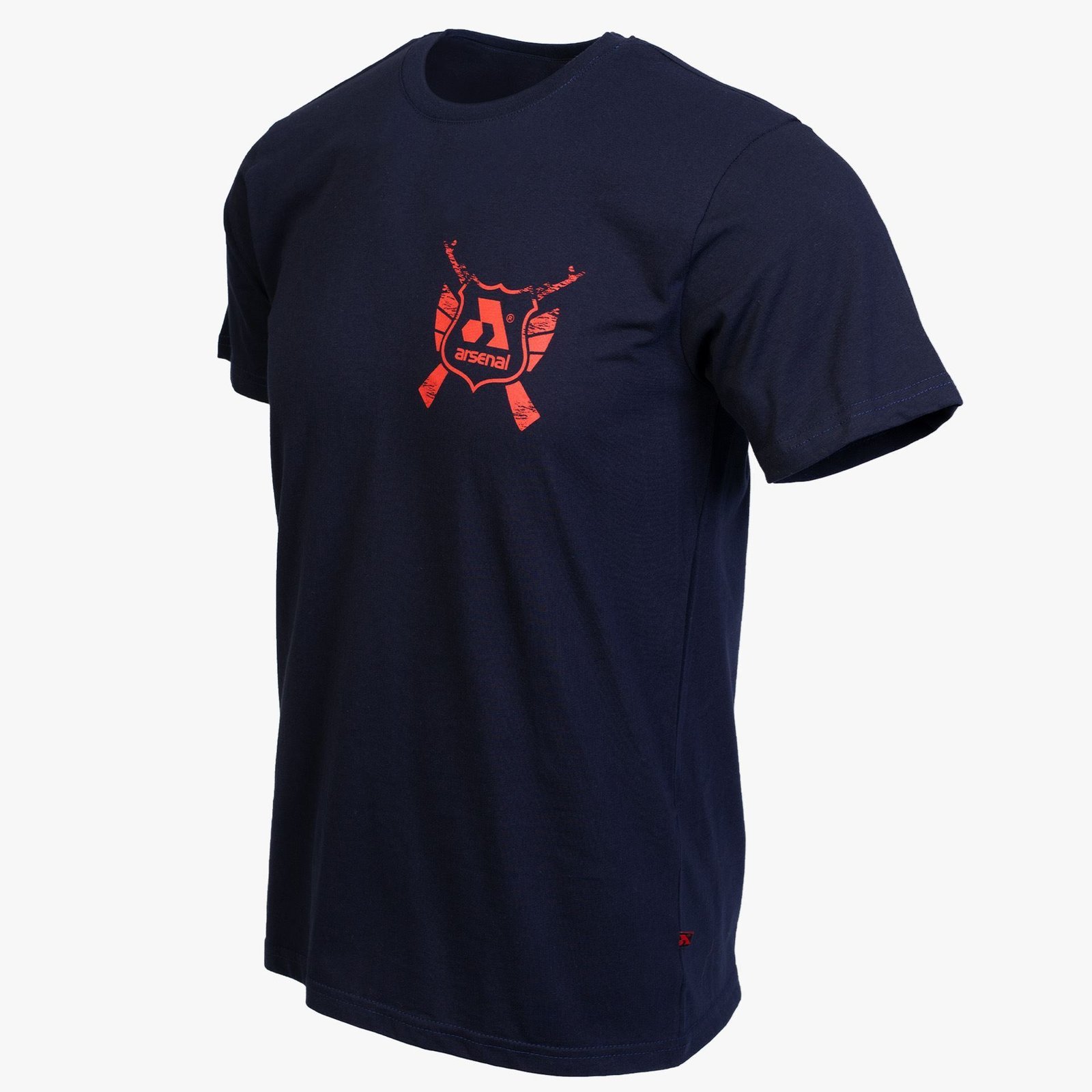 Arsenal Medium Blue Cotton Relaxed Fit Classic T-Shirt - Image 2