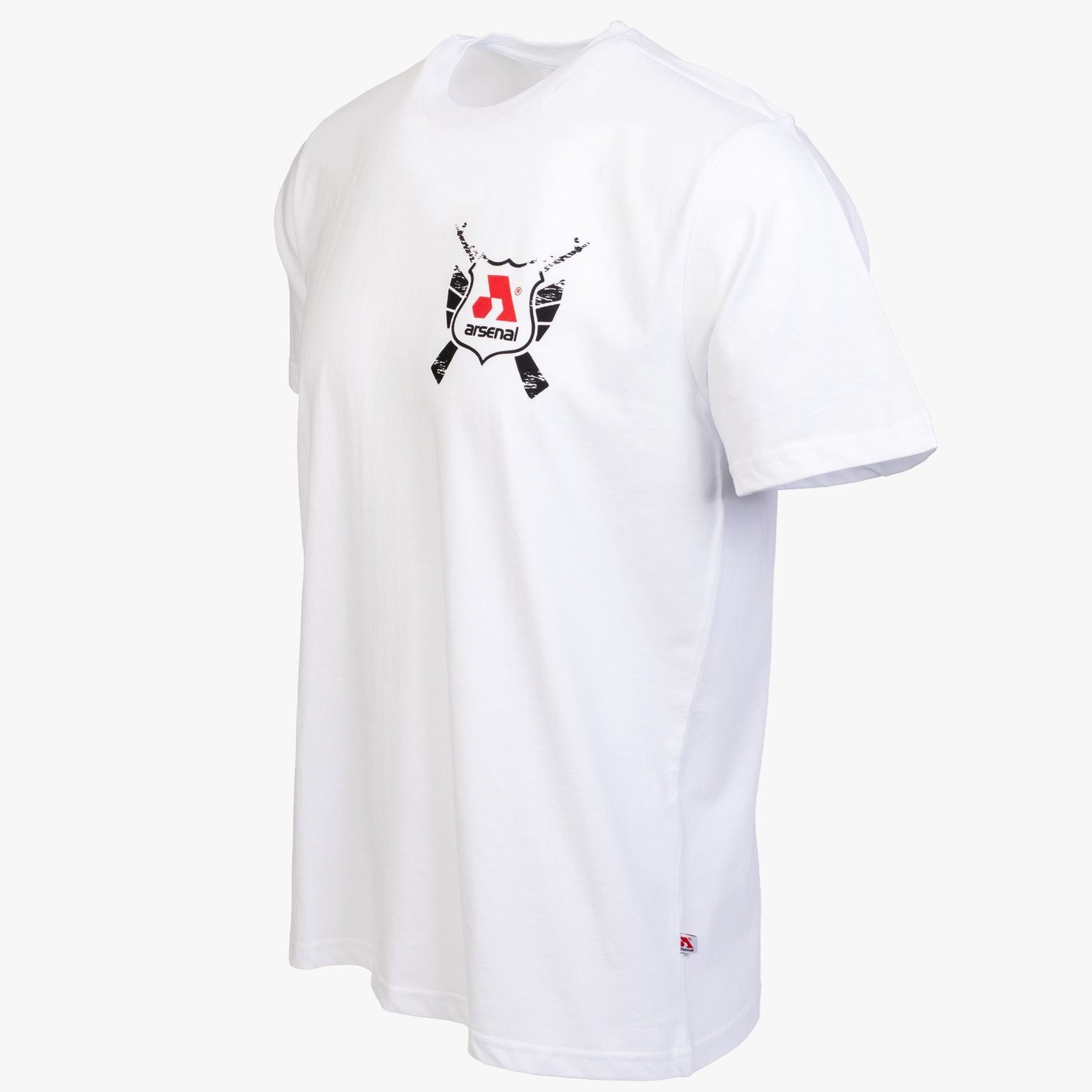 Arsenal Medium White Cotton Relaxed Fit Classic T-Shirt - Image 2
