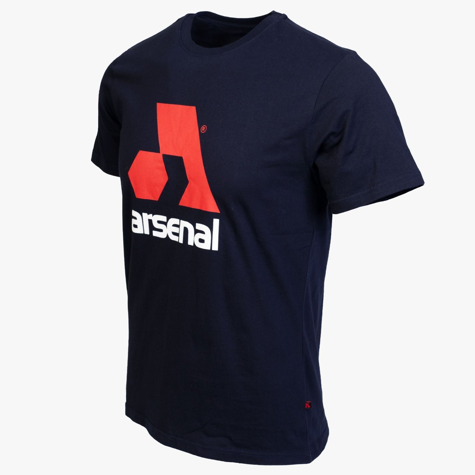 Arsenal Medium Blue Cotton Relaxed Fit Logo T-Shirt - Image 2