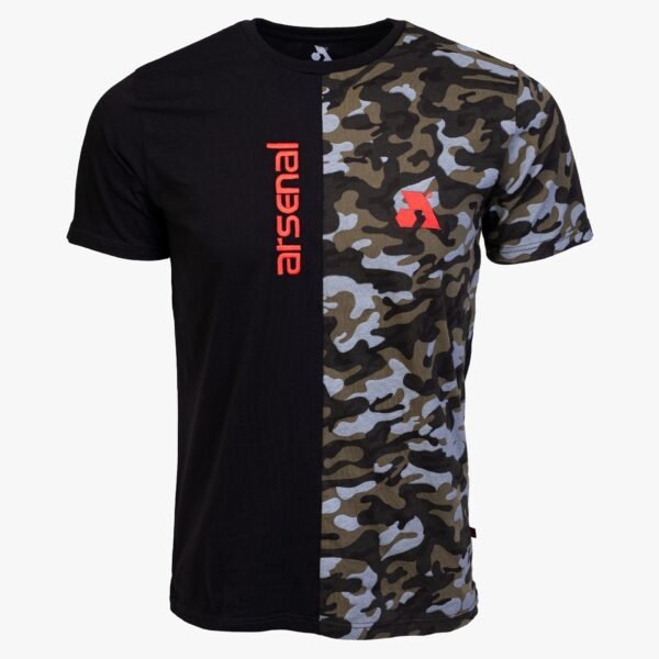 Arsenal Medium Black / Camo Cotton Relaxed Fit T-Shirt