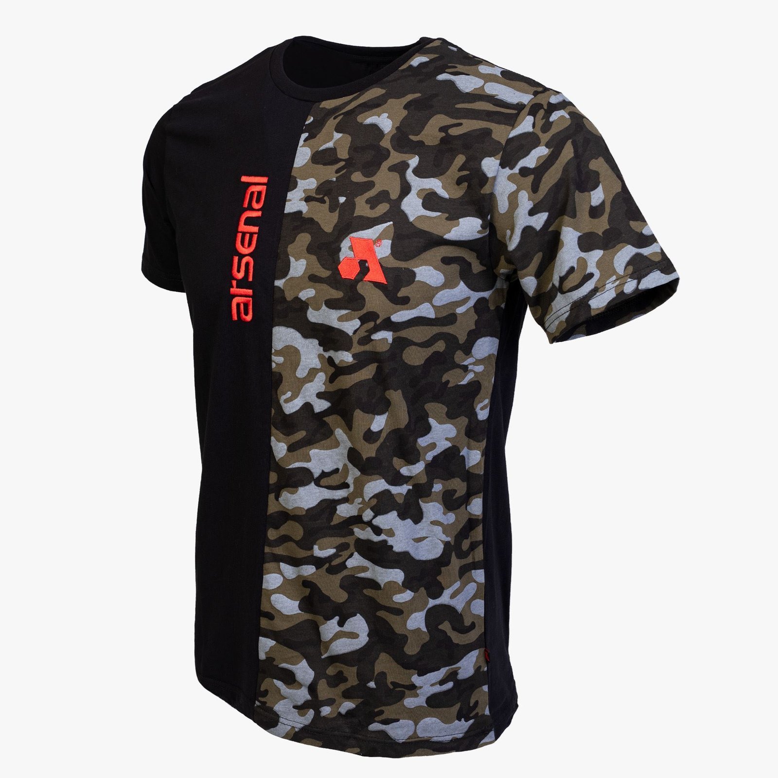 Arsenal Medium Black / Camo Cotton Relaxed Fit T-Shirt - Image 2