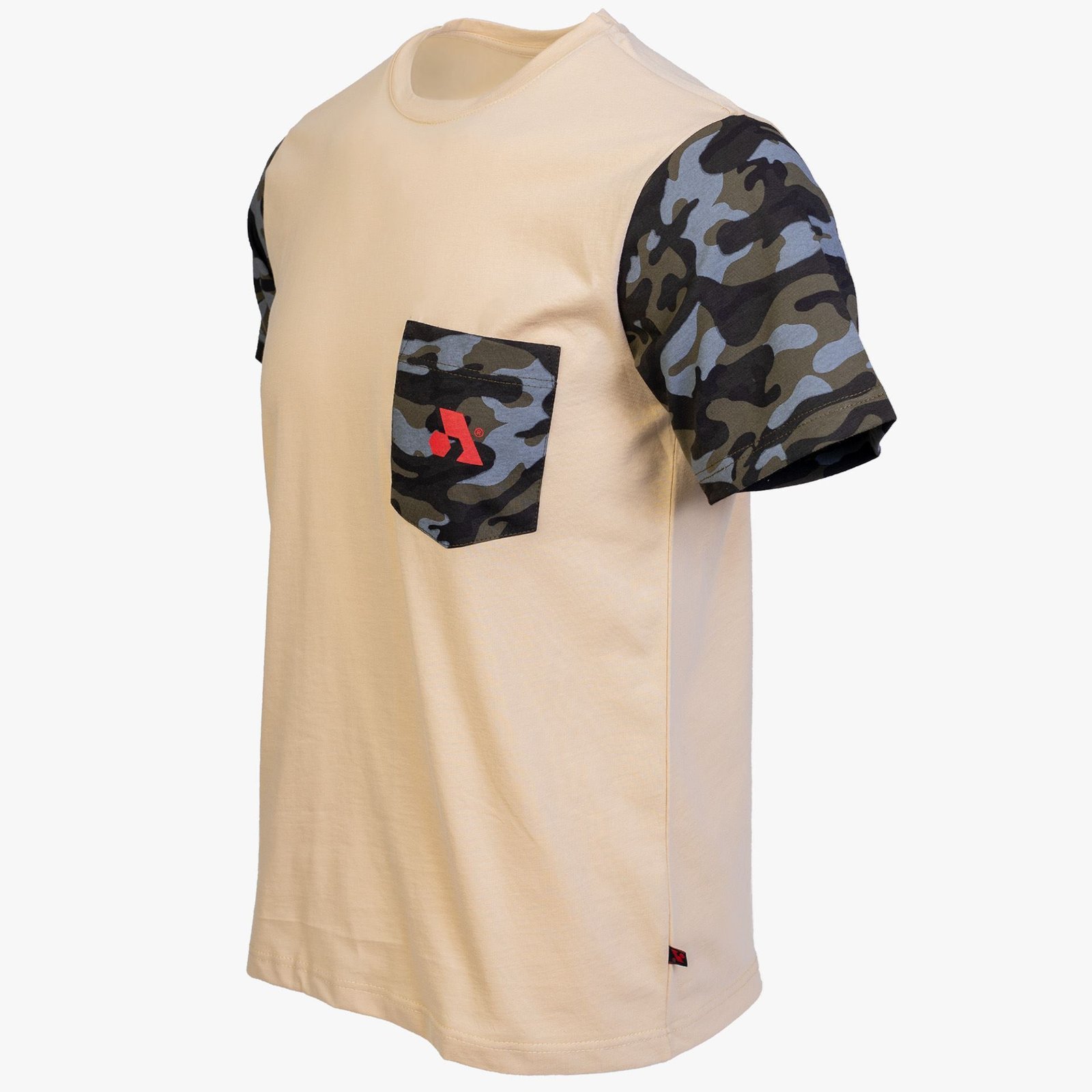 Arsenal Medium Beige / Camo Cotton Expedition T-Shirt - Image 2