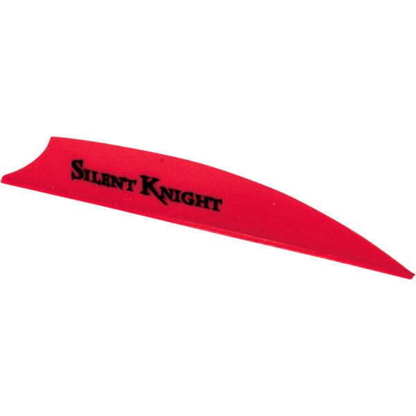 Flex Fletch Silent Knight Vanes Flo Red 3 in. 36 pk.