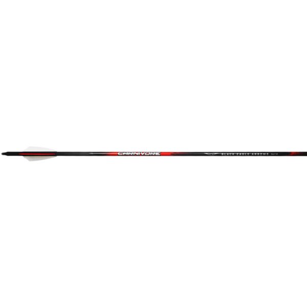 Black Eagle Carnivore Arrows .003 300 2.5 in. Shield Cut 6 pk.