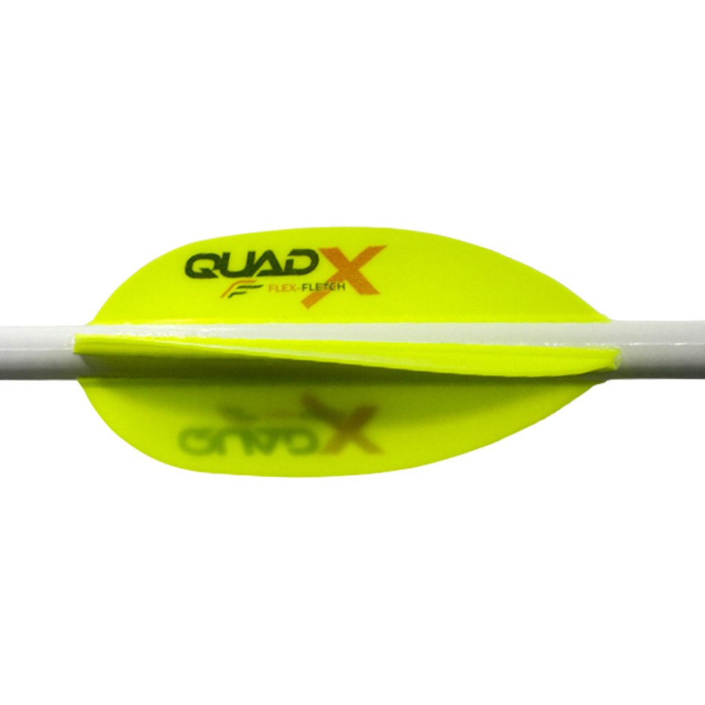 Flex Fletch Quad X Vanes Flo Yellow 50 pk. - Image 3