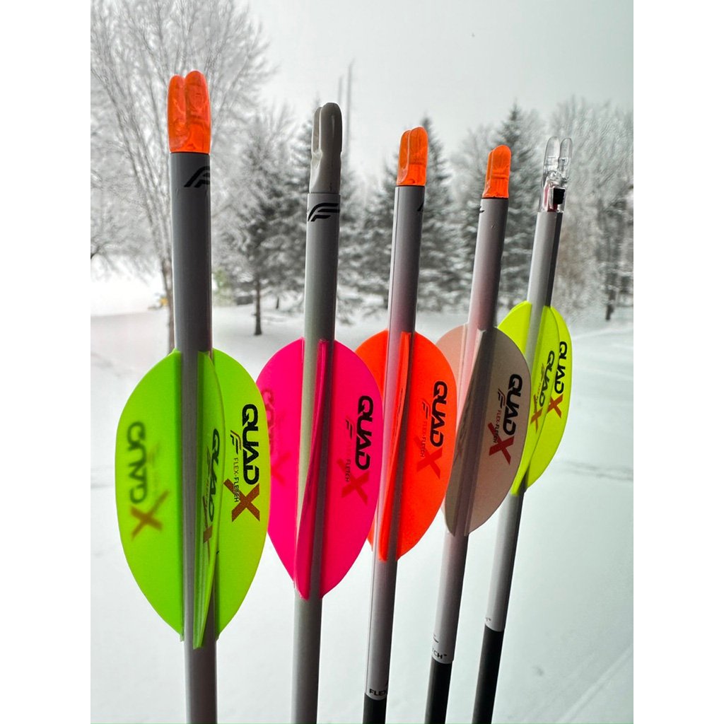 Flex Fletch Quad X Vanes White 50 pk.