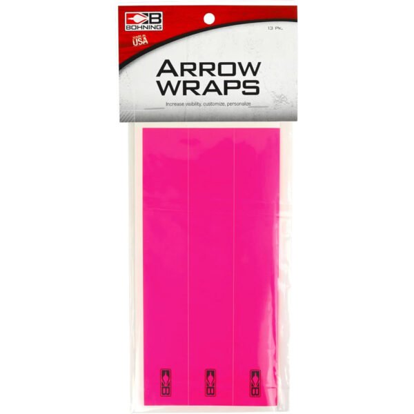 Bohning Arrow Wraps Standard 5.5 in. Hot Pink 13 pk.