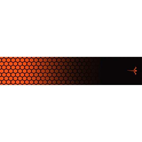 White Water Archery Honeycomb Fade Arrow Wraps Fade Orange 5 in. x 1.125 in. 15 pk.