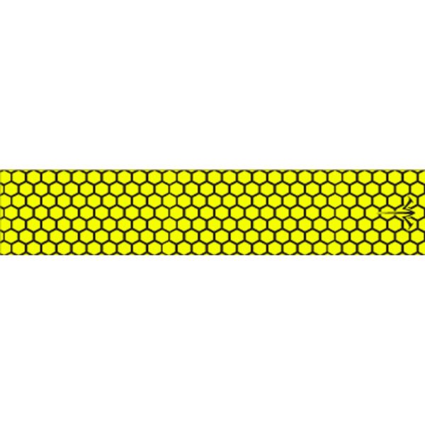 White Water Archery Honeycomb Fade Arrow Wraps Open Flo Yellow 5 in. x 1.125 in. 15 pk.