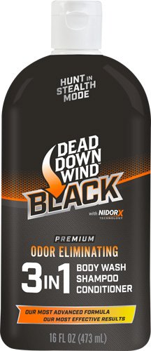 DDW BLACK PREMIUM 3-IN-1 BODY - WASH/SHAMPOO/CONDITIONER 16OZ