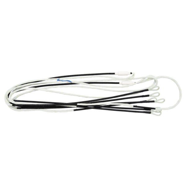 GAS Ghost XV String and Cable Set White w/ Black Serving PSE PerformX 3D