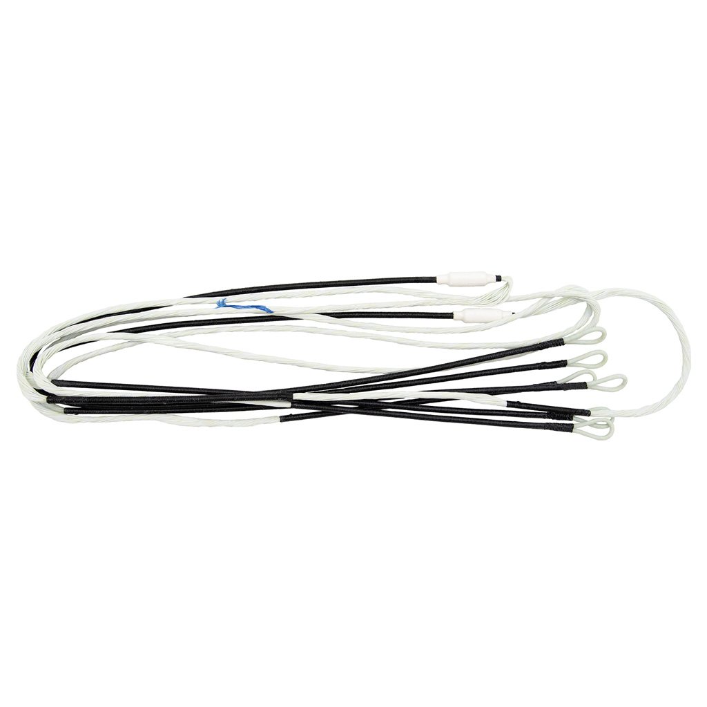 GAS Ghost XV String and Cable Set White w/ Black Serving Hoyt Invicta 40 SVX #3
