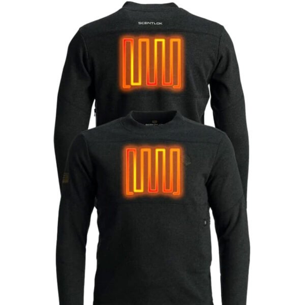 ScentLok BE:1 Trek Heated Base Shirt Blackout Black X-Large